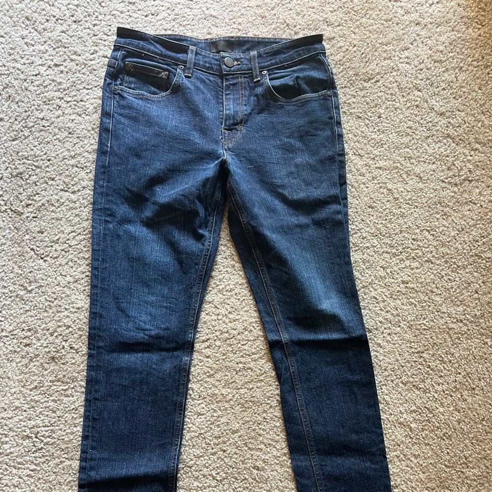 men’s DSTLD cigarette jeans 31x34